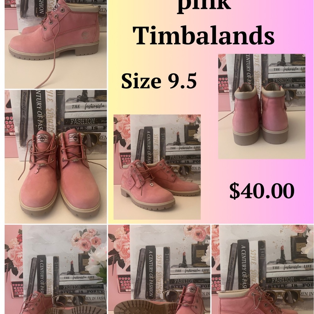 Timberland Womens Boots in Pink